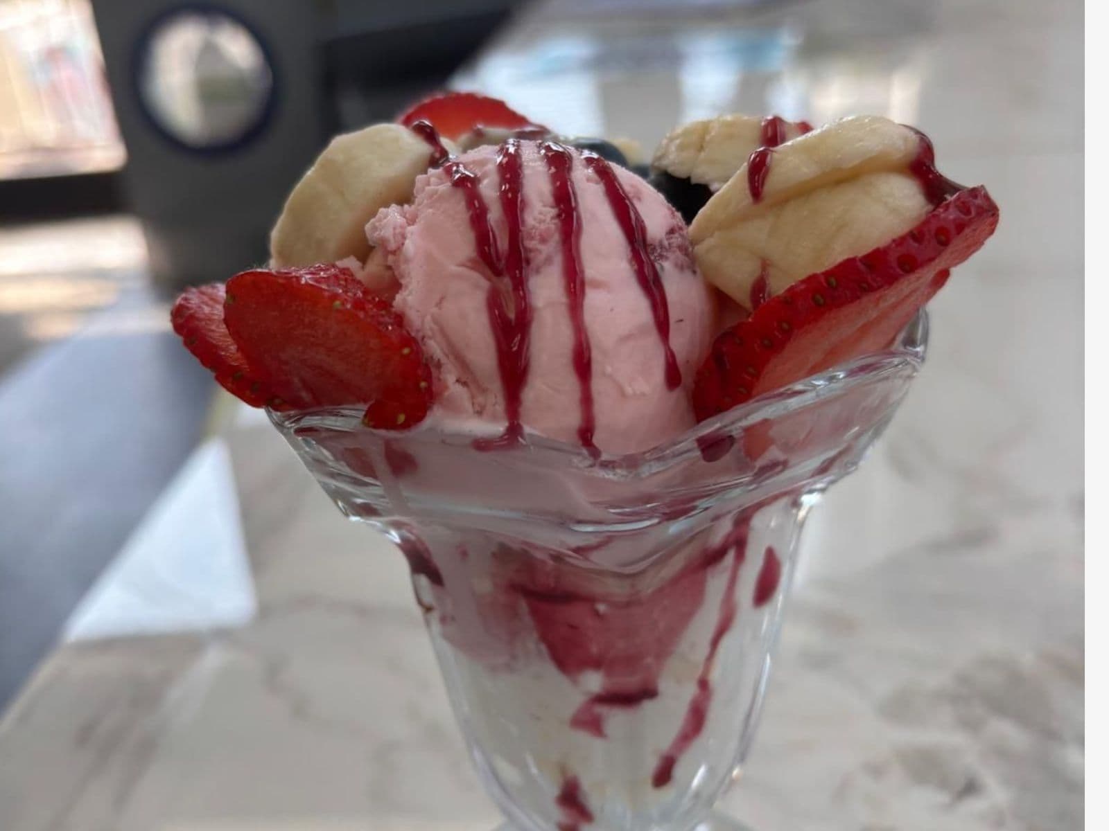 Ice Cream with Fruit
