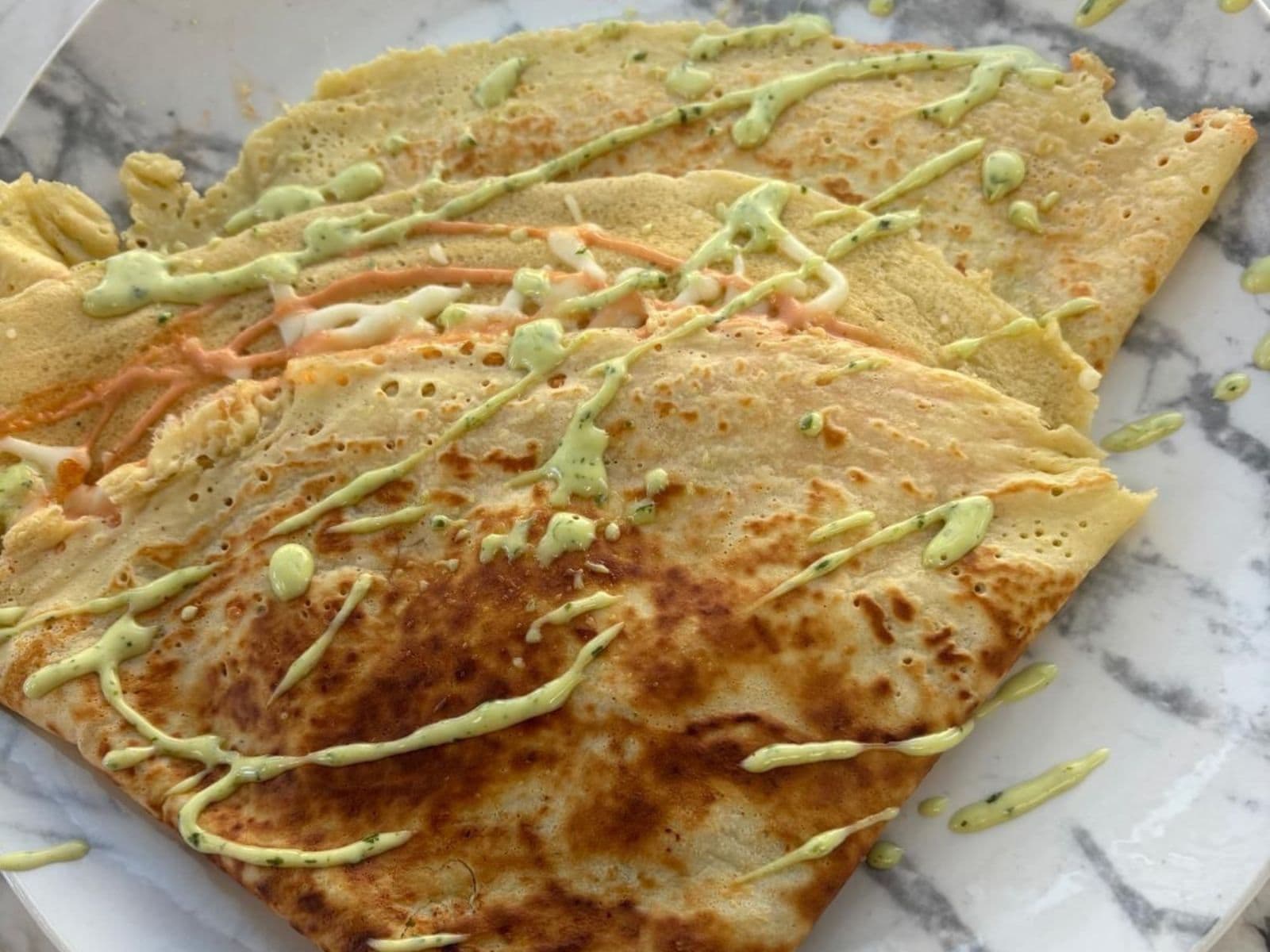 Ham & Cheese Crepe