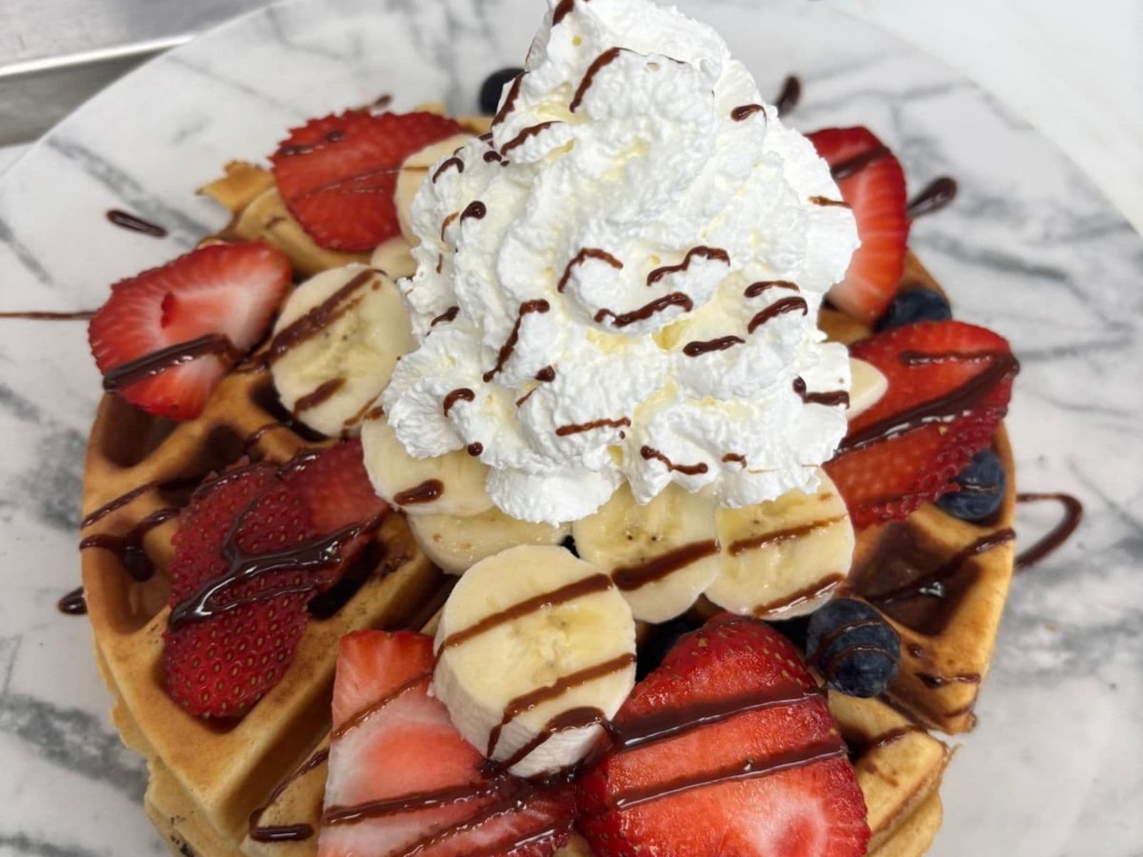 Waffle with Fruit